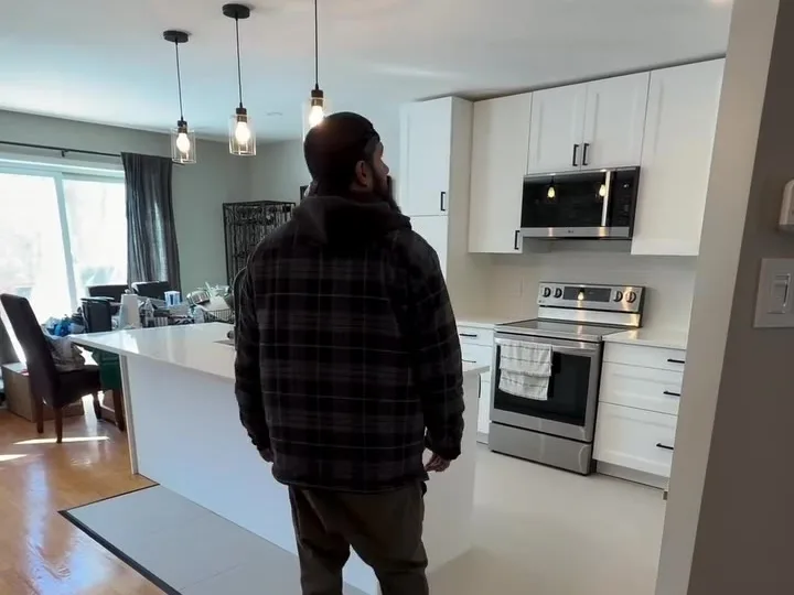 Open-concept kitchen